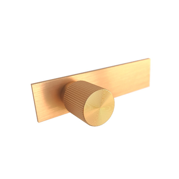 Rucica arpa plate - diam22mm bruseni tamni mesing dugme