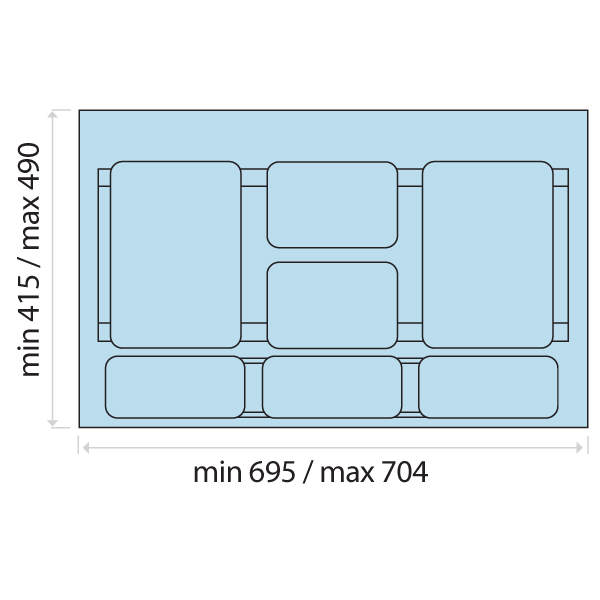 Ulozak fioke sa kantama h300,k80,938
