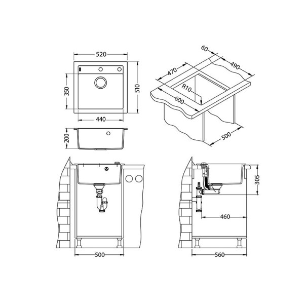 Sudopera alveus granital formic 20 celik g04m